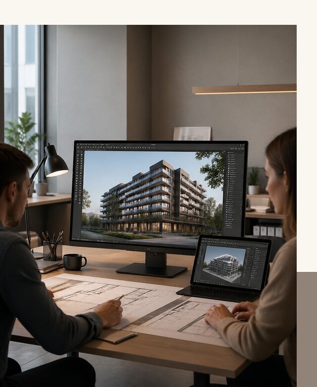 3D визуализация архитектуры и объектов строительства в Рославле