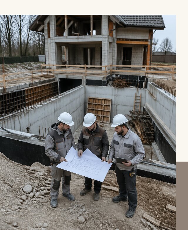 Проектирование и строительство домов с подвалом под ключ в Рославле